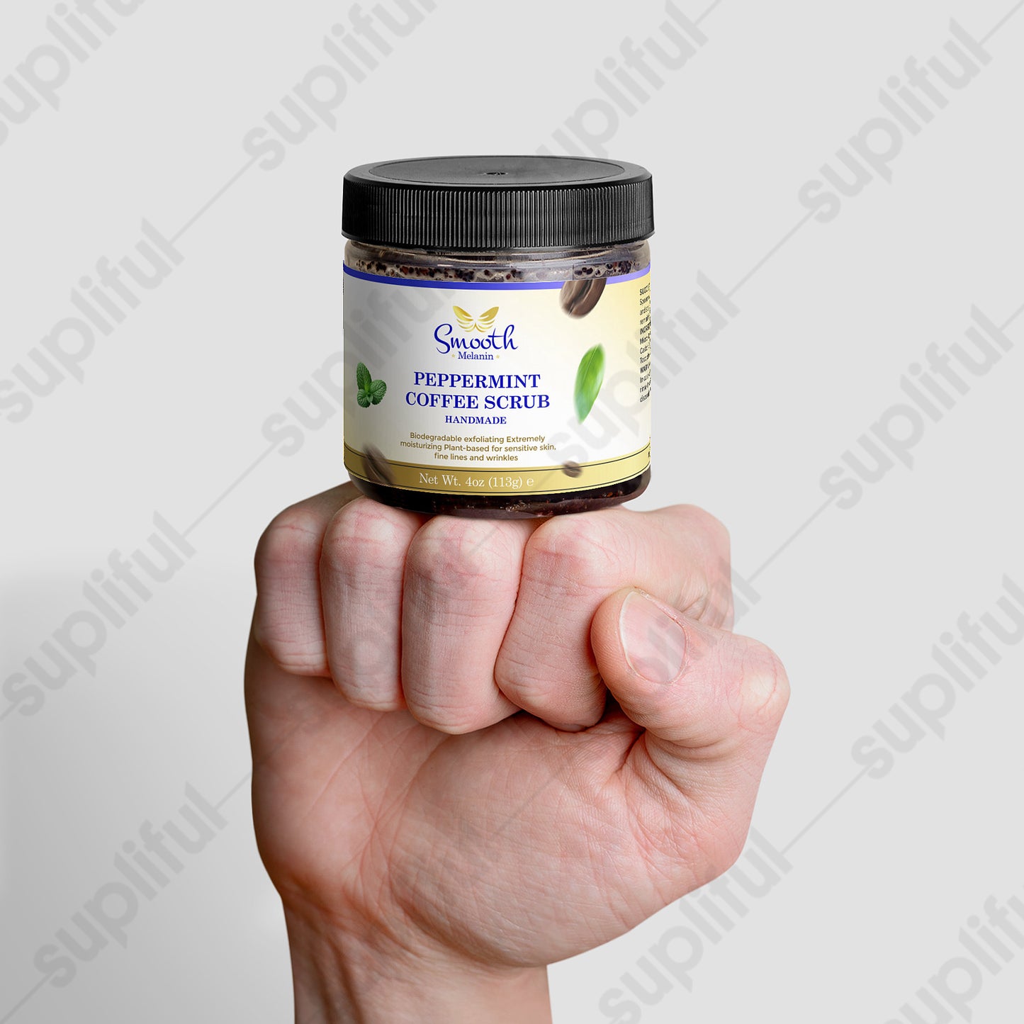 Peppermint Coffee Scrub